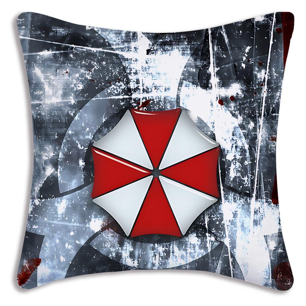 Hot Luxury Umbrella Corporation Pillow Covers Cartoon Sofa Decorative Home Doublesided Printing Short Plush Cute Cushion Cover