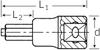Stahlwille In-Hex Socket 54-IC-8, 12.7mm Drive x 60mm Overall Length, 1 Piece