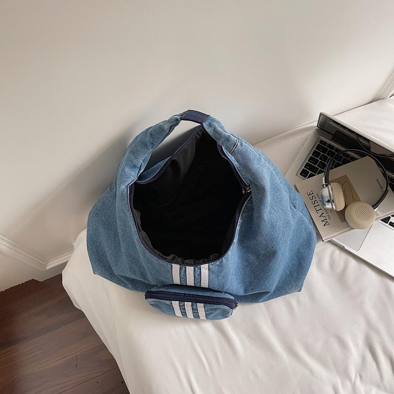 Women's Denim Crossbody Bag Large Capacity Tote Bag