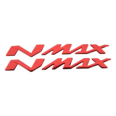 Pár samolepek s motocyklovým emblémem 3?Prostorové nálepky pro Yamaha NMAX155 125Červená