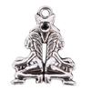 Zinc Zinc Alloy Mixed Zodiac Tibetan Silver Dangle Beads for Jewelry Making Charm Pendant Accessories