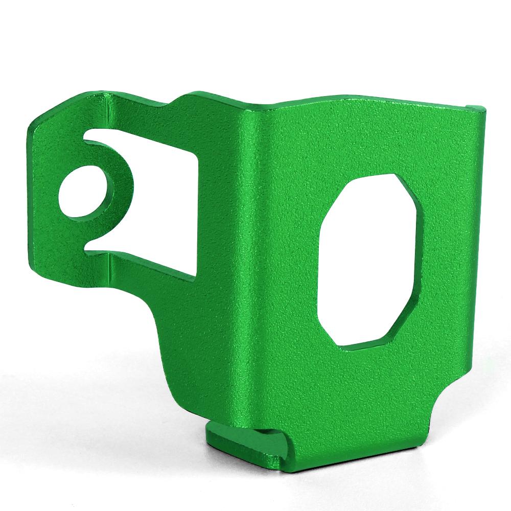 For NINJA 400 300 650 Z900 Motorcycle Rear Brake Pump Fluid Tank Oil Cup Reservoir Guard Cover Protector CNC Aluminum