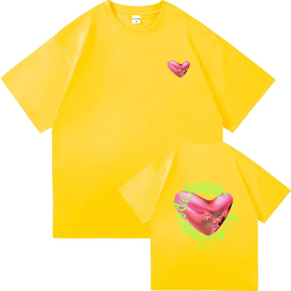2026 Fontaines D C Romance T Shirt In The Modern World Men Women Clothing Harajuku T-Shirt Unisex High Quality Tops Tees Shirts Casual Short Sleeve