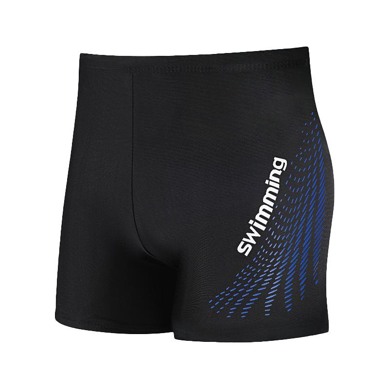 2024 Men's Quick-Dry Anti-Embarrassment Swimsuit: Fashionable, Breathable, Professional Flat-Angle Trunks