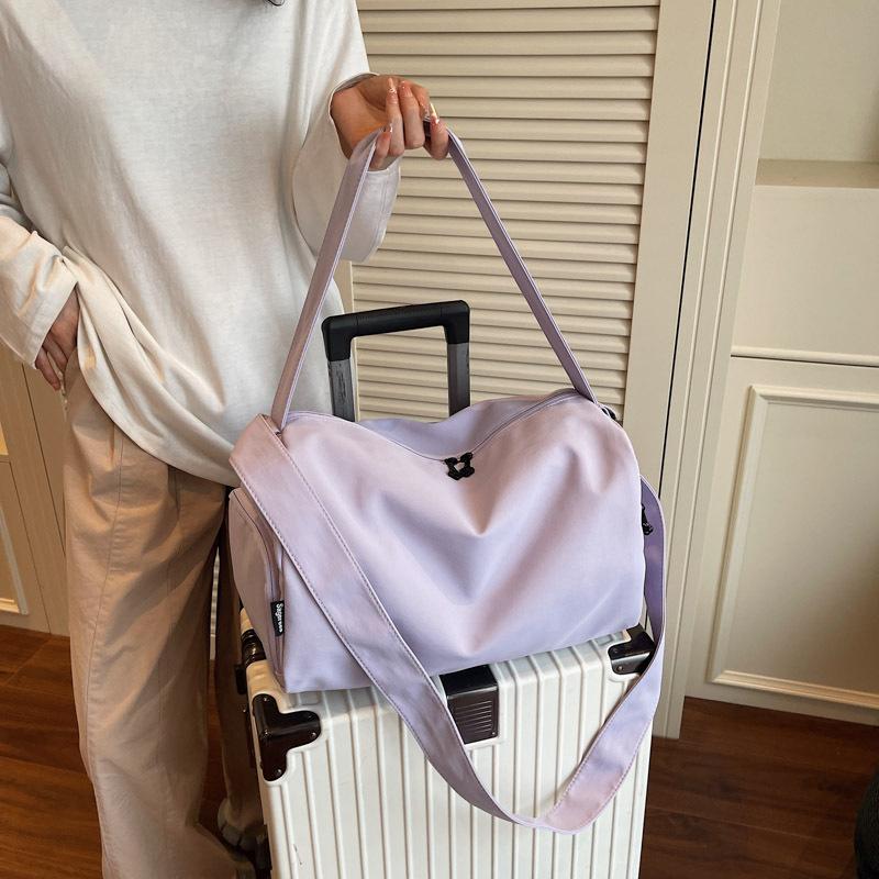 

New Sports gym bag Women s yoga bag with dry and wet separation, swimming bag, short-trip travel bag, lightweight shoulder and crossbody bag фиолетовый