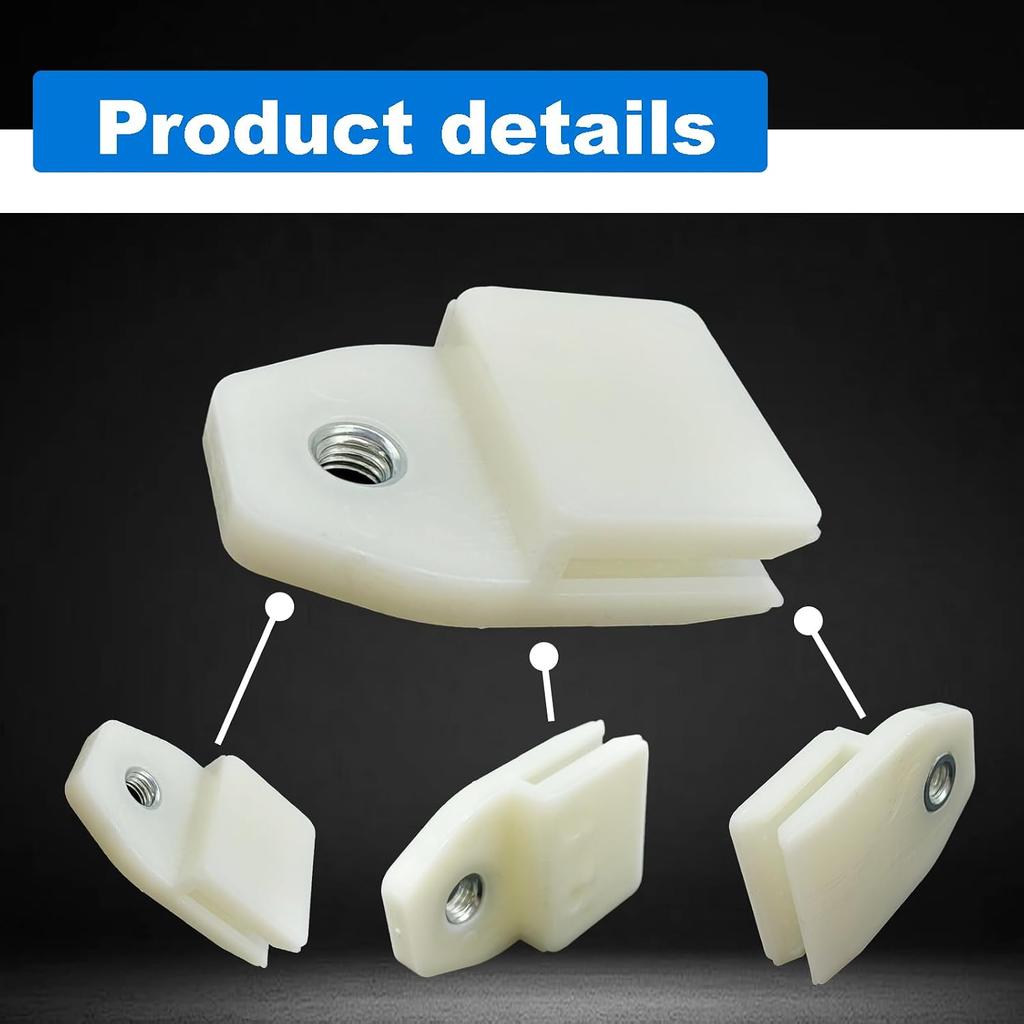 2Pcs Window Door Glass Channel Clips Sash Pivot Compatible with Honda 1988-2015 Honda ACCORD CIVIC