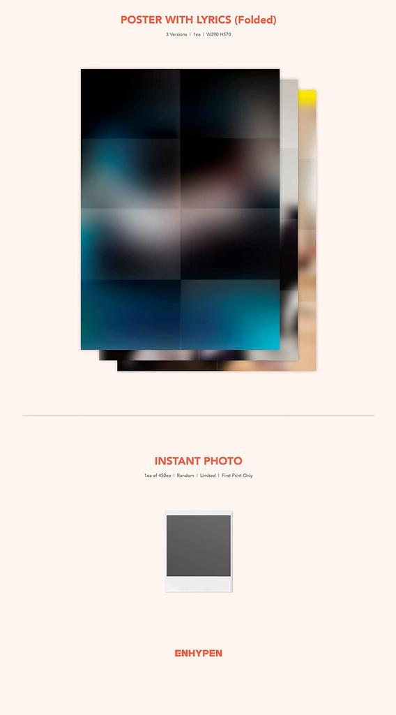 ENHYPEN Mini Albüm 3 MANIFESTO DAY 1 Vol. - (Rastgele Sürüm)