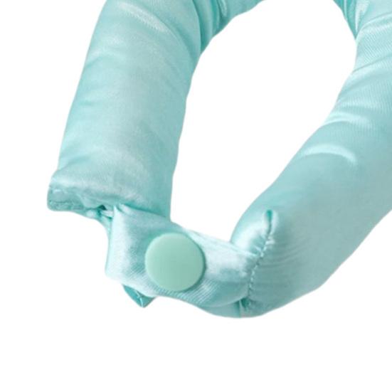 No Heat Hair Curling Rod Headband Satin Bonnet Women Overnight Sleeping Silk Hair Curler Long Hair Curls Roller Styling Tool