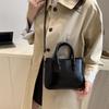 Simple Pu Leather Shoulder Bags for Women Solid Color Vintage Ladies Crossbody Bag Versatile Female Handbags Small Tote Purse
