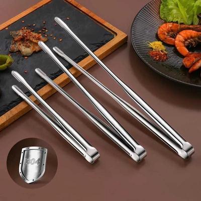 1 pinza para barbacoa, pinza para alimentos, pinza para carne de acero inoxidable 304, pinza para asar, pinza para cocinar pan, pinza para alimentos, pinza para carne, pinza para barbacoa extendida, herramienta de cocina