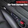 Car Storage Box for Tesla Model Y Model3 Seat Slot Storage Box Leak-proof Anti-drop Phone Card Holder Car Interior Accessory