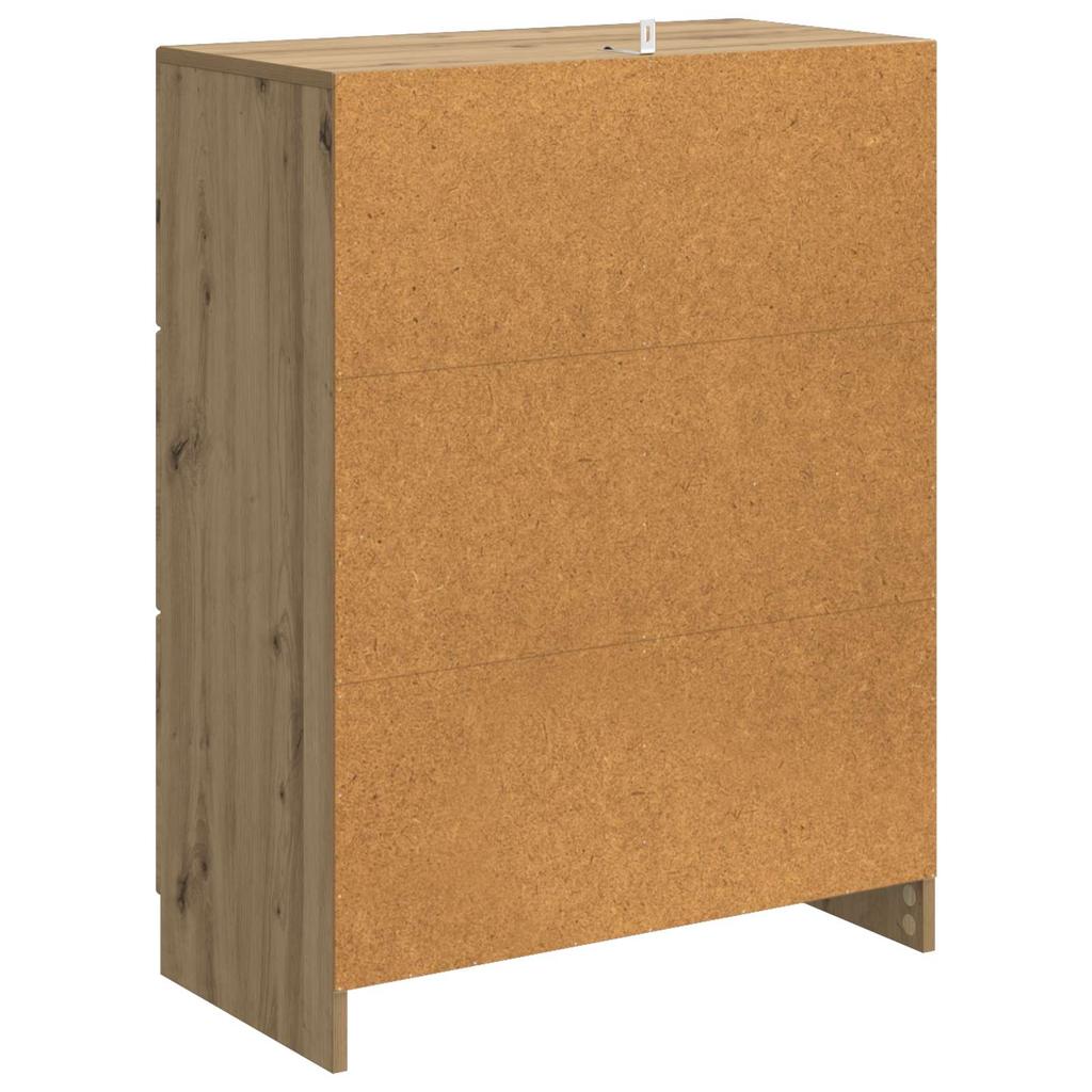 Artisan Oak Sideboard 66 x 34.5 x 87 cm Particleboard