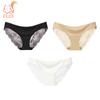 3PCS Women's Sexy Lace Panties Seamless Cotton Crotch Breathable Low-Rise Lingerie Underwear Comfortable Underpants