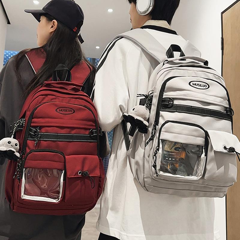 Children's Schoolbags Elementary Schoolbags Girls Junior High Schoolbags Men's Pain Bags Backpacks