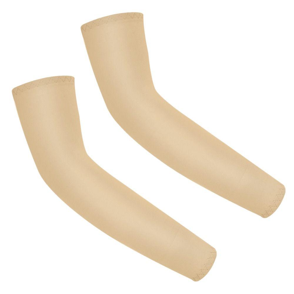 1 Pair Kids Sports Cooling Arm Sleeves Cover Sun UV Protection For 5-12 Years Girls Boys Elastic Ice Cuff Cycling Arm Warmer