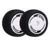 Rear Wheel  s Tires Replacement for   1Celsius24 244016-3368 RC Car Strong Grip Plastic Wheel with Rubber Tires
