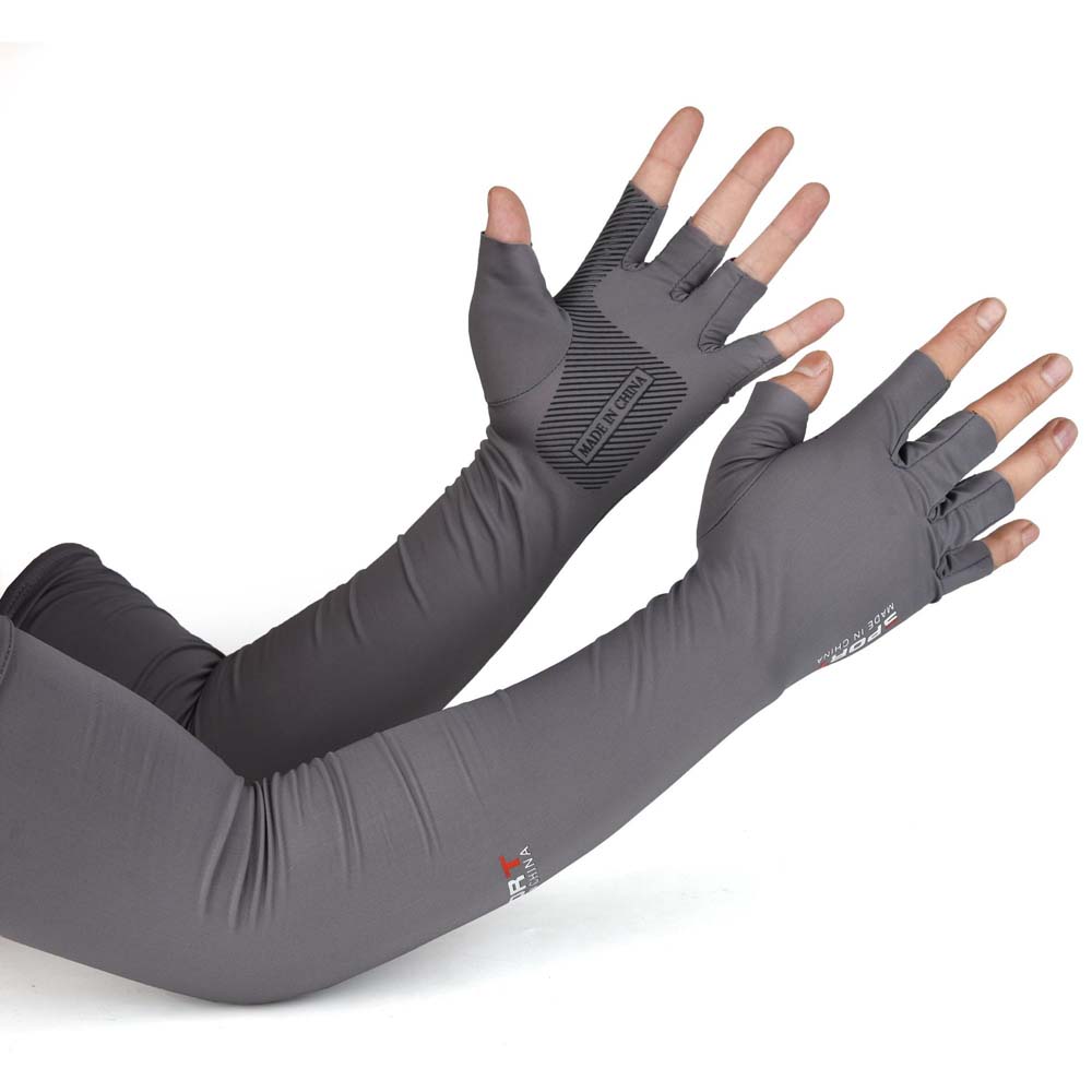 

Sun Protection Summer Long Arm Covers Two Fingers with Exposed Anti-UV Arm Sleeves Cycling Style 3