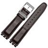 ZHUOLEI Swatch Watch Includes 3 Spring Spring Bar and Box Strap, 17mm/19mm, Brown, Bars, Remover,