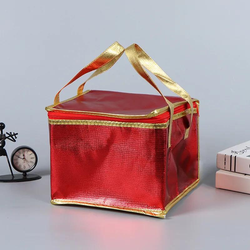 Insulated Thermal Cooler Cool Cake Lunch Foods Drink Boxes Camping Tin Foil Bags Thickened Seafood Fresh-Keeping for Carrying