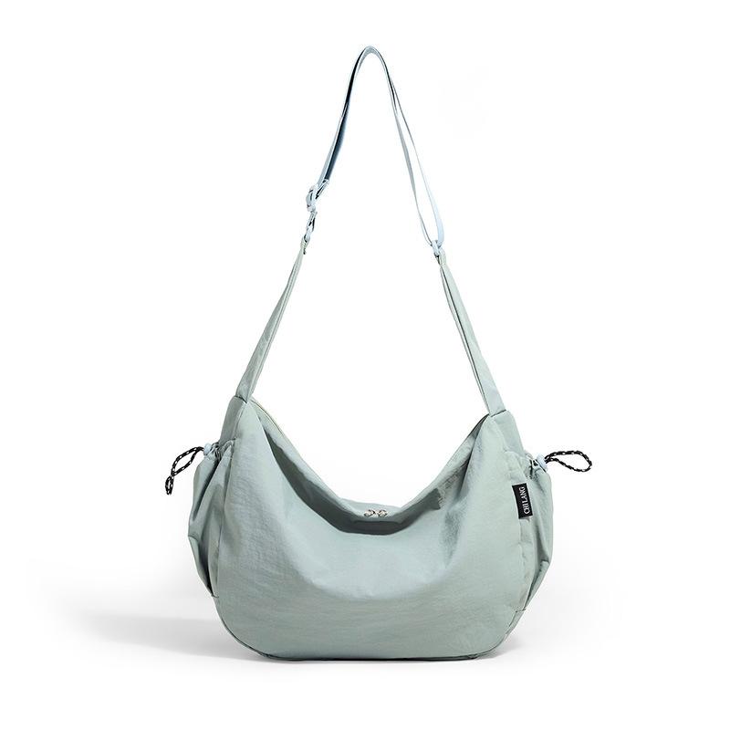 

Casual solid color shoulder small bag women s 2025 new summer fashion high value tote bag fashion messenger bag синій