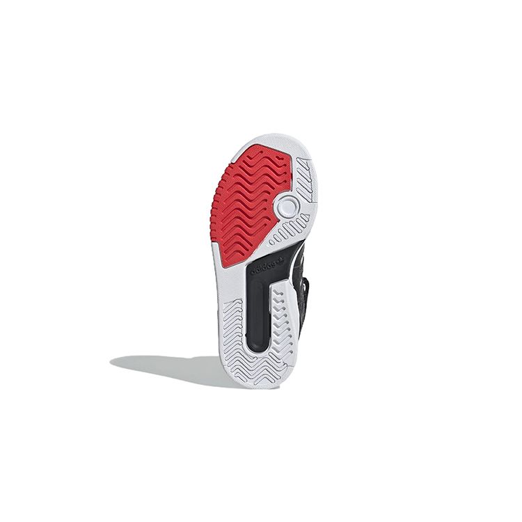 Adidas Originals Drop Step Casual Durable High-Top Kids Skate Shoes Kids Sneakers Black Gray GY2027
