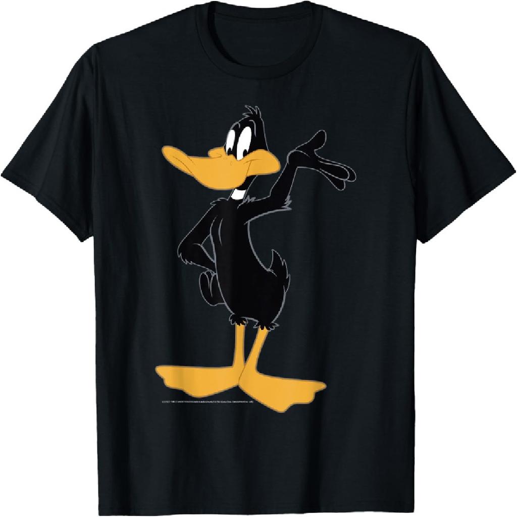 Looney Tunes Daffy Duck Einfaches Porträt T-Shirt