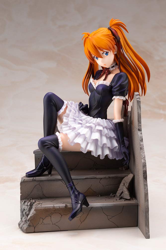 Neon Genesis Evangelion Asuka Langley Soryu Lolita měřítko PVC malovaná dokončená figurka ~Gothic ver.~RE 1/7