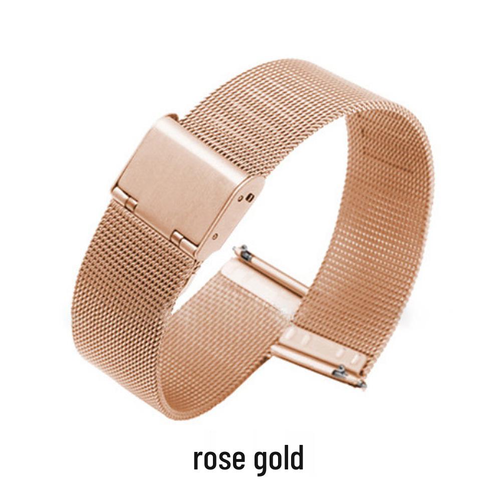 Milanese Mesh Watch Strap 0.4 Line, 304L Stainless Steel, Quick Release, Universal Fit