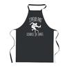 Tablier de cuisine - PLANETEE - J'peux Pas Course de Haies - Noir - 90x60 cm - Impression Bretonne