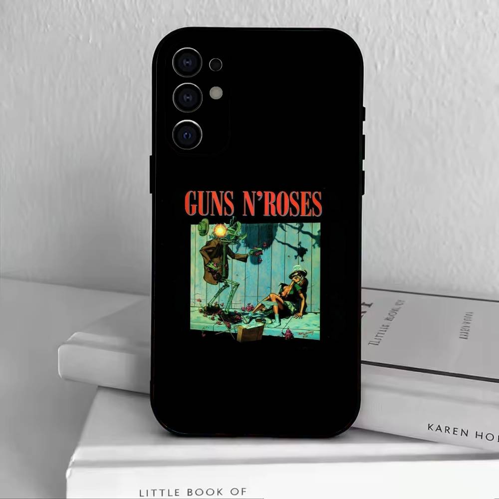 

Band G-Guns N Roses Phone Case For Samsung S25,S24,S21,S22,S23,S30,Ultra,S20,Plus,Fe,Lite,Note,10,Black Cover Samsung S24ULTRA