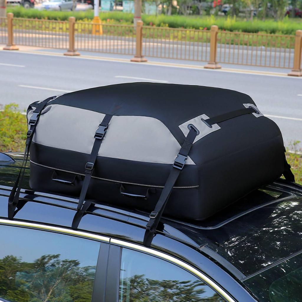 Car Rooftop Cargo Carrier with Straps Waterproof Roof Storage Bag