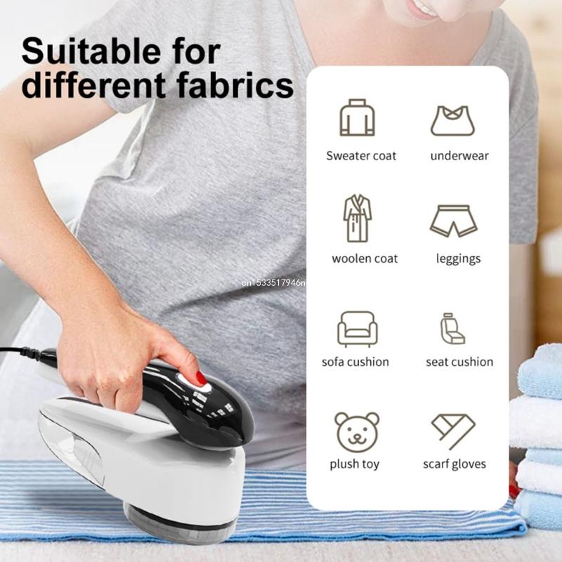 Elektrikli Kumaş Tıraş Makinesi Tüy Tiftik Temizleyici Giysiler ve Mobilyalar için Dropship