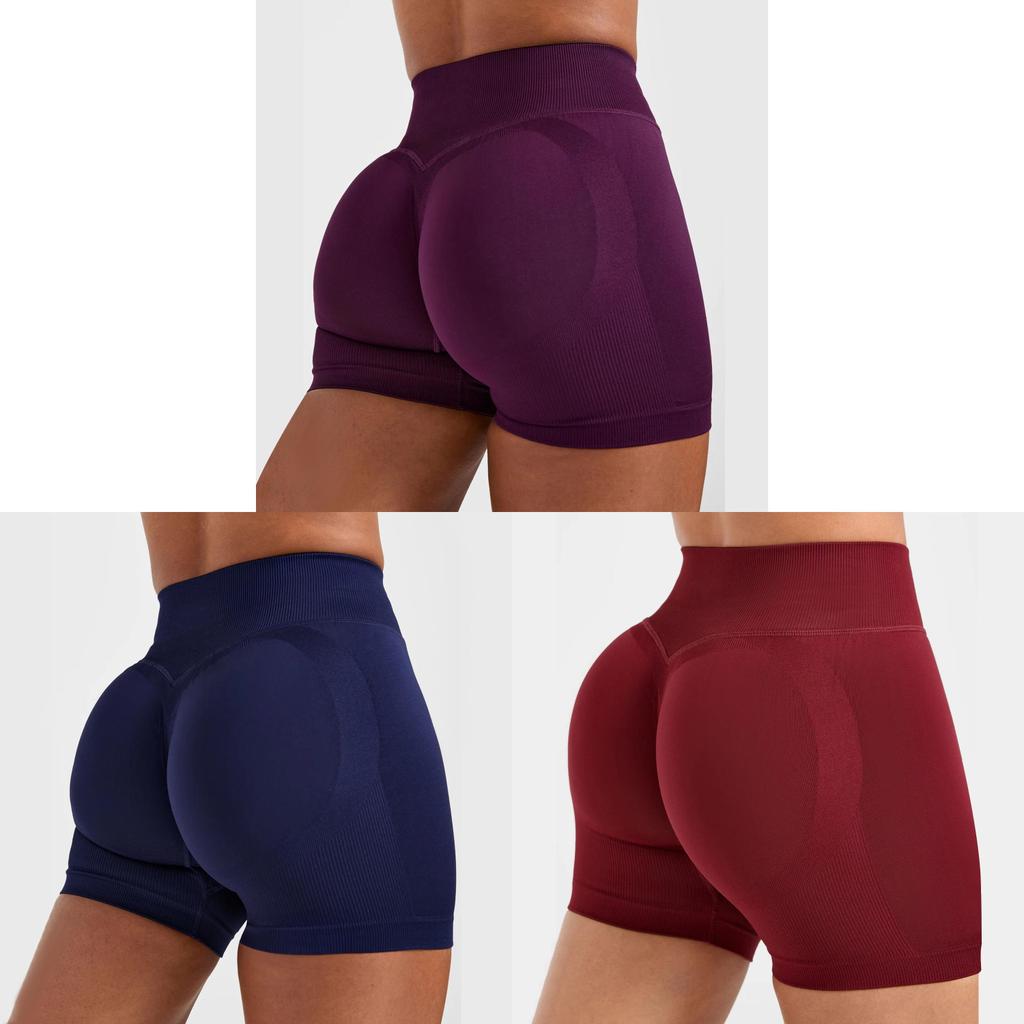 Seamless Yoga Shorts For Women With Quick Dry Fabric For Running And Fitness Activities