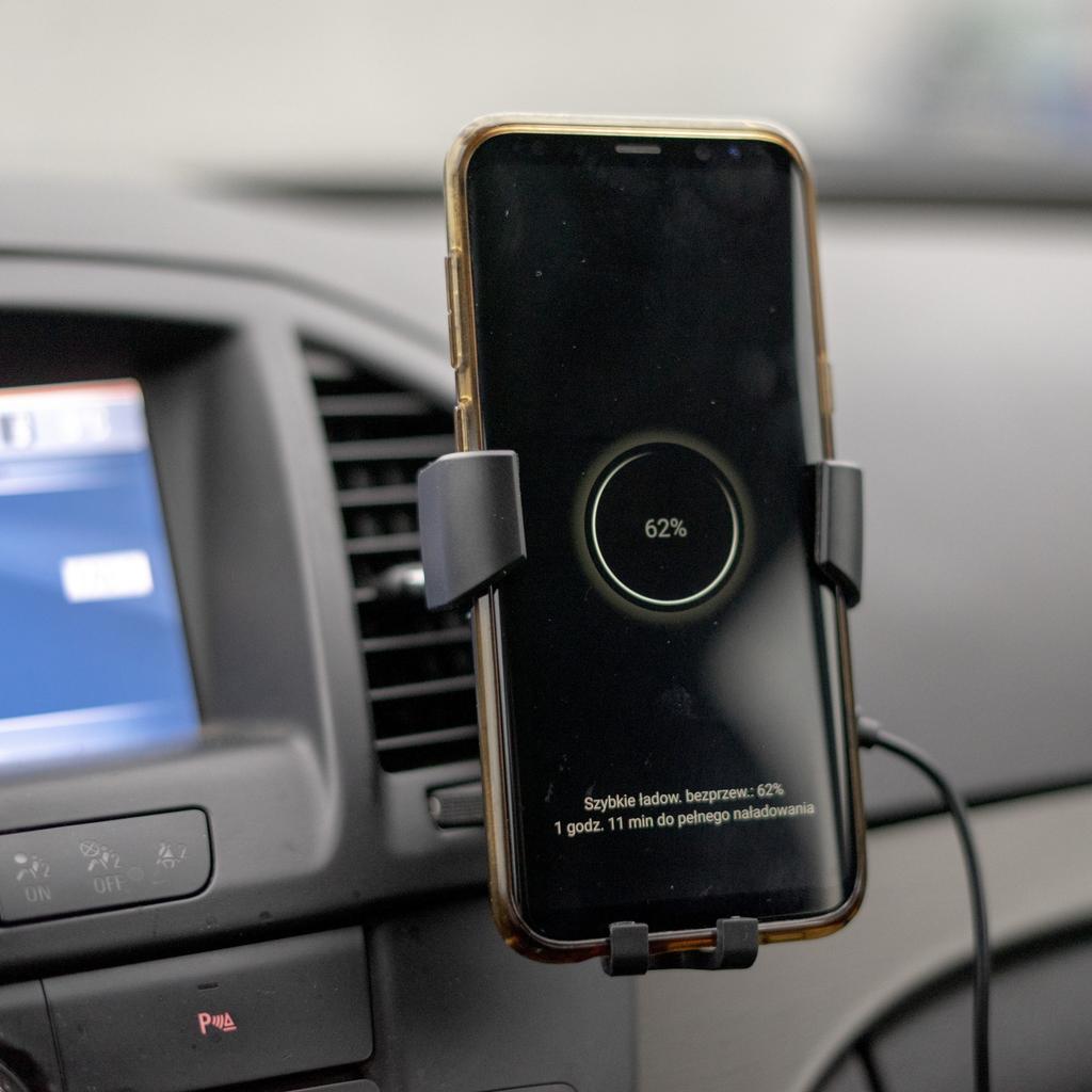 Car Phone Holder with Wireless Charger - For Air Vent