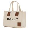 Bally Logo Micro Mark Fabric Tote Bag Shopping Bag Shoulder Crossbody Handbag Medium Women Tote Bags Natural 6310434