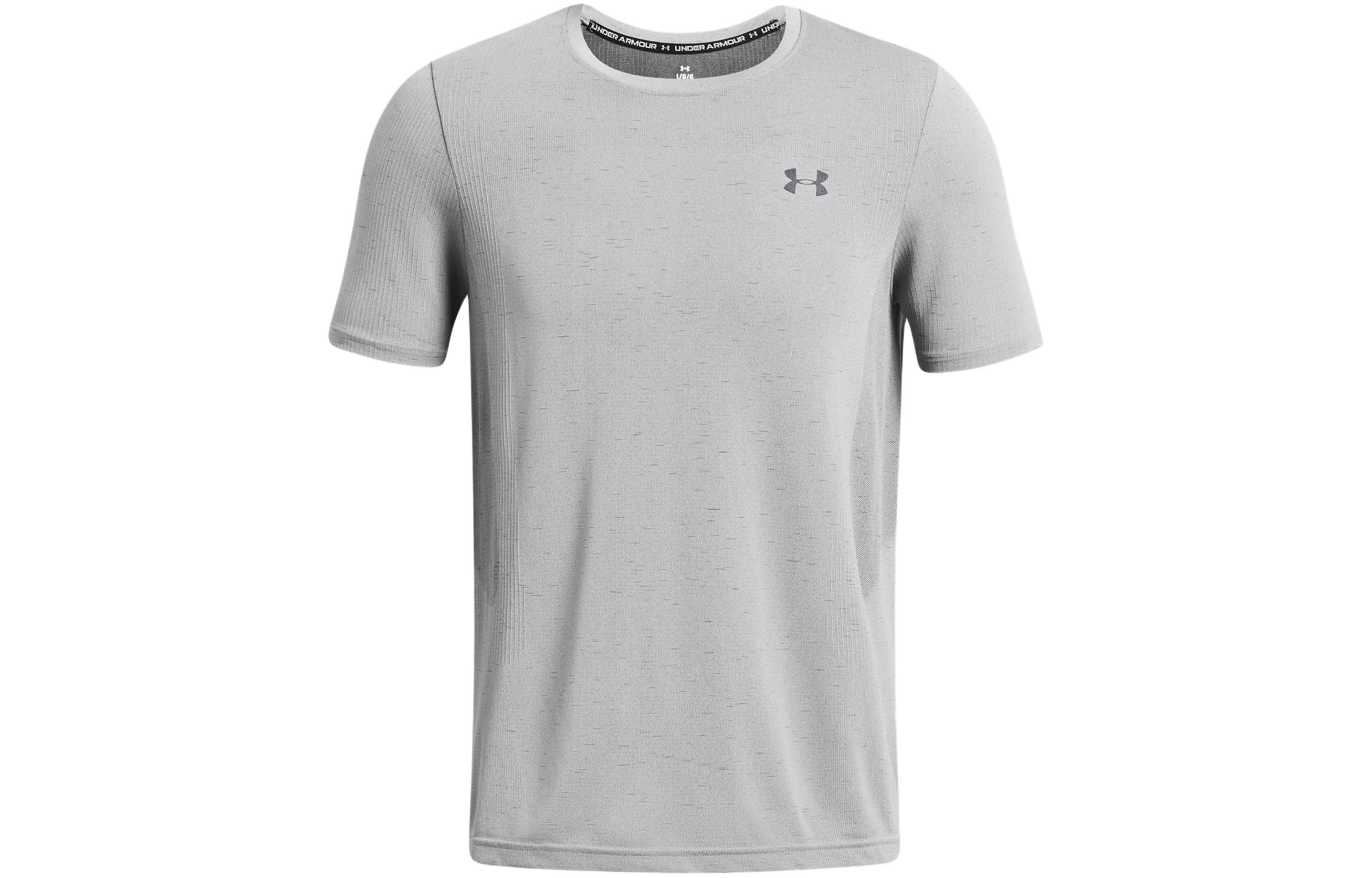 Under Armour T Shirt Men s Light Gray 1382801-011 S