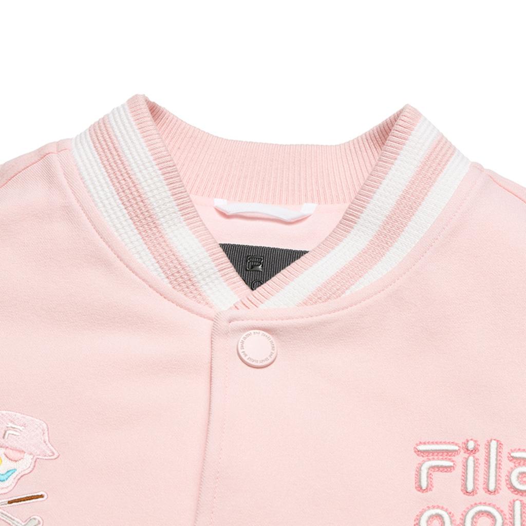 Fila X Shelby And Sandy Golf Series Personalized Trendy Comfortable Versatile Casual Sports Warm Loose Baseball Cotton Jacket A11W545708FPK