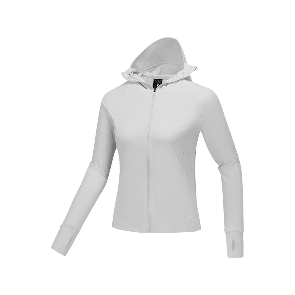 Skechers Cool Dry UV Protection Lightweight Slim Fit Hooded Sports Casual Commuter Comfortable Breathable Jacket Women Jackets P225W123-02BX