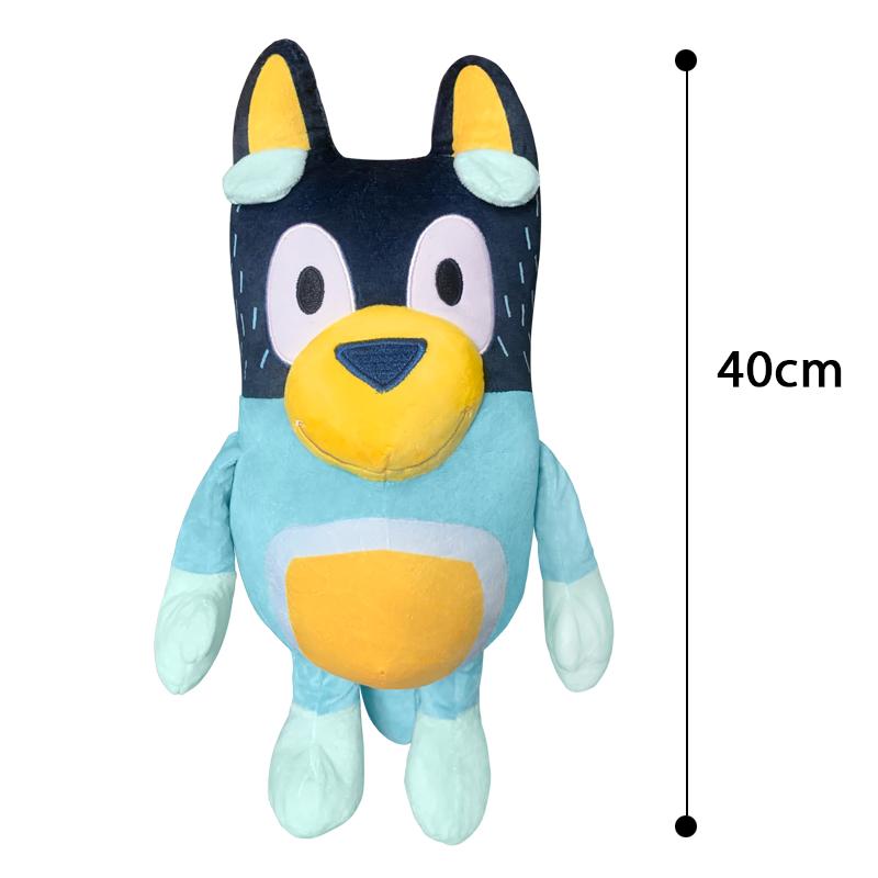 40CM Bluey Family Plush Toys Anime Cartoon Dog Bingo Bandit Chilli Stuffed Toys Doll Hug Pillow Ornament Kids Birthday Gift