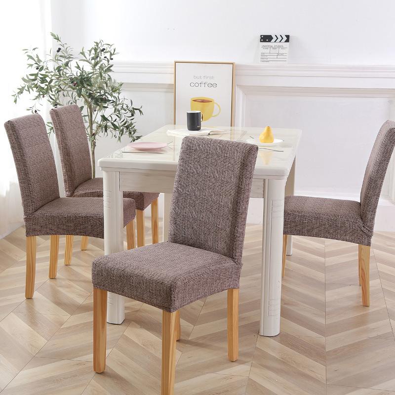 Bedruckter Stuhlbezug Elastischer Küchen-Sitzbezug Stretch Spandex Stuhlbezüge für Esszimmer Hochzeit Hotel Bankett Waschbar