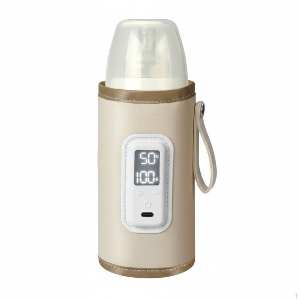 Bottle Warmer for Travel, Fast Heating, Adjustable Temperature Yellow
