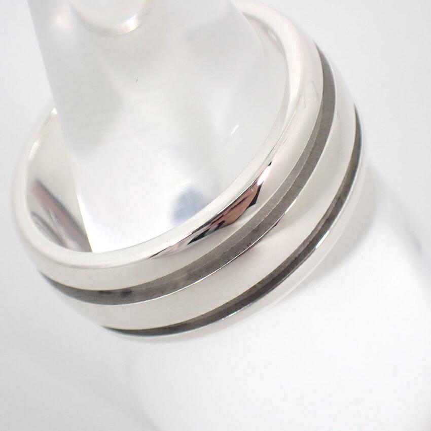 [Used] TIFFANY 925 Double Line Ring / Size 20 / j51-8