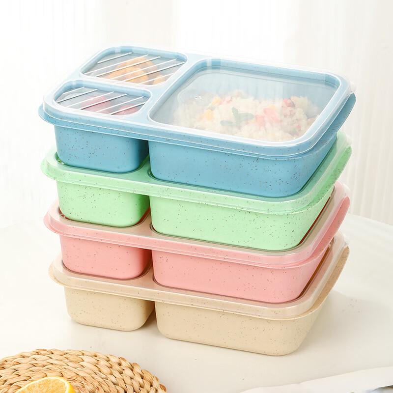 YUNLUAN Wheat Straw Partitioned Bento & Lunch Boxes