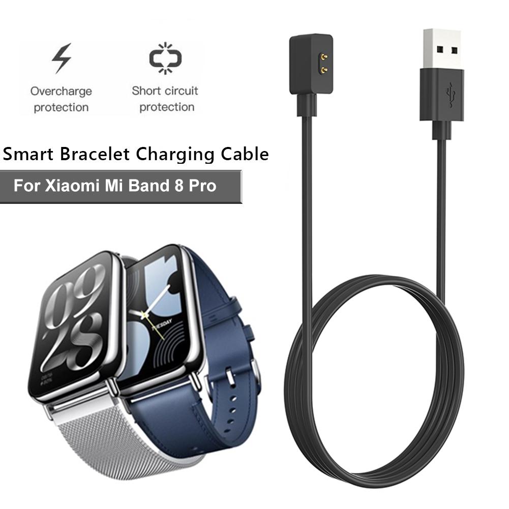 1m Magnetic USB Charging Cable with Multiple Protections for Xiaomi Mi Band 8 Pro 8 and Redmi Watch 3 Active
