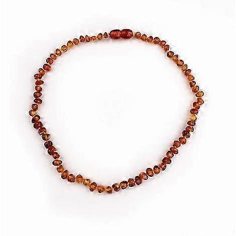 Natürliches Bernstein-Halskette für Erwachsene Frauen oder Männer/Barocke Form Polierte Bernsteinkugeln Zertifizierter Bernsteinschmuck hwy111 white