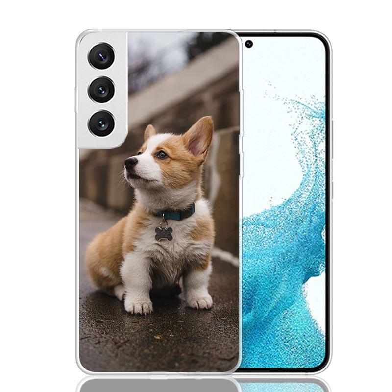 Süße Niedliche Corgi Hunde Handyhülle Für Samsung Galaxy S26 S25 Edge S24 S23 FE S22 Ultra S21 Plus S20 + Fundas Hülle Coque Galaxy