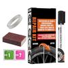 Wheel Rim Repair Kit Automotive Black Alloy Wheel Rims Paint Fill Pen Set Car Wheel Repair Quick Dry Coverage For Black Tire Rim