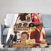 American Singer Bruno Mars Blankets Plush Throw Blanket Airplane Travel Printed Soft Warm Bedsprea,