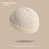 Unisex Retro Corduroy Gourd Cap - Brimless, Sophisticated, Versatile Hat for Autumn/Winter