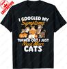 I Just Need More Cats Oneck Printed Unisex Tops Cat Lover Kitten Owner Kitty Cotton TShirt Funny Lovely Creative Trend Unisex Tee